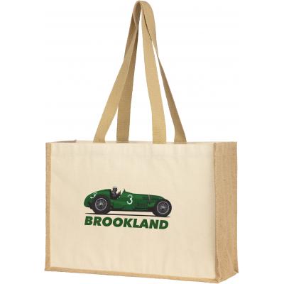 Image of Brookland Jute 10oz Canvas Tote